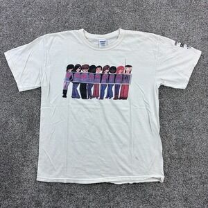 Vintage Y2K No Smoking Shirt Mens Large‎ White Don't Smoke Smoking Kills